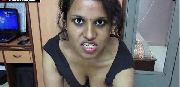  Indian Sex Teacher Lily talks dirty part 2